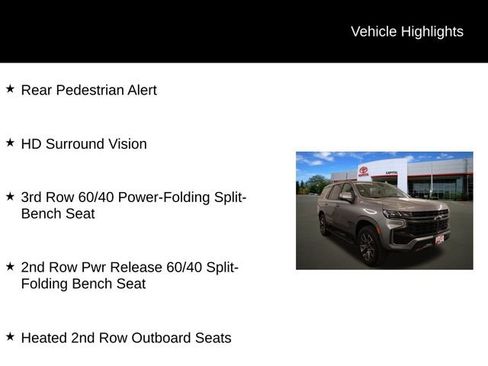 Used 2022 Chevrolet Tahoe Z71 w/ Luxury Package AWD/4WD image 3