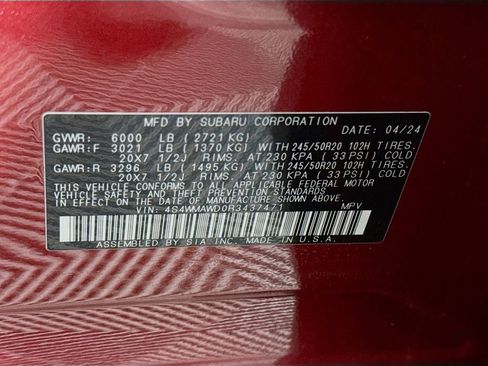 Used 2024 Subaru Ascent Touring image 40