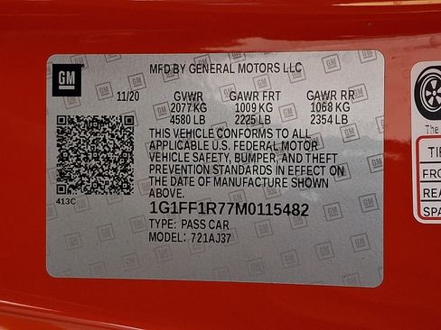 Used 2021 Chevrolet Camaro SS RWD image 26