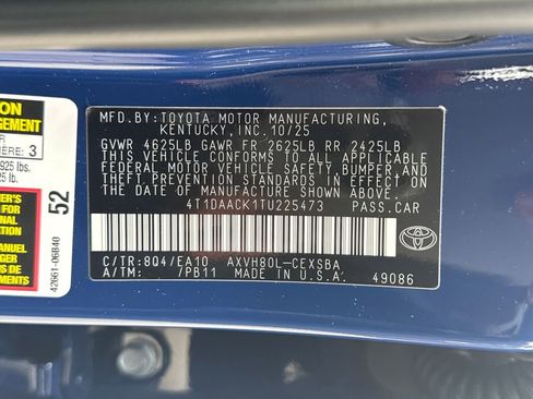 Used 2026 Toyota Camry SE image 30