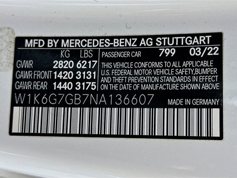 Used 2022 Mercedes-Benz S 580 4MATIC Sedan w/ AMG Line Package image 36