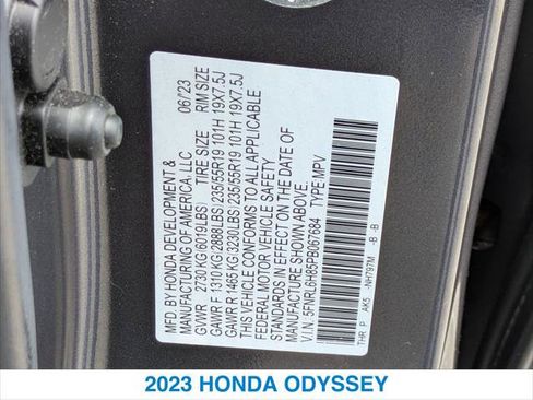 Certified 2023 Honda Odyssey Touring image 26