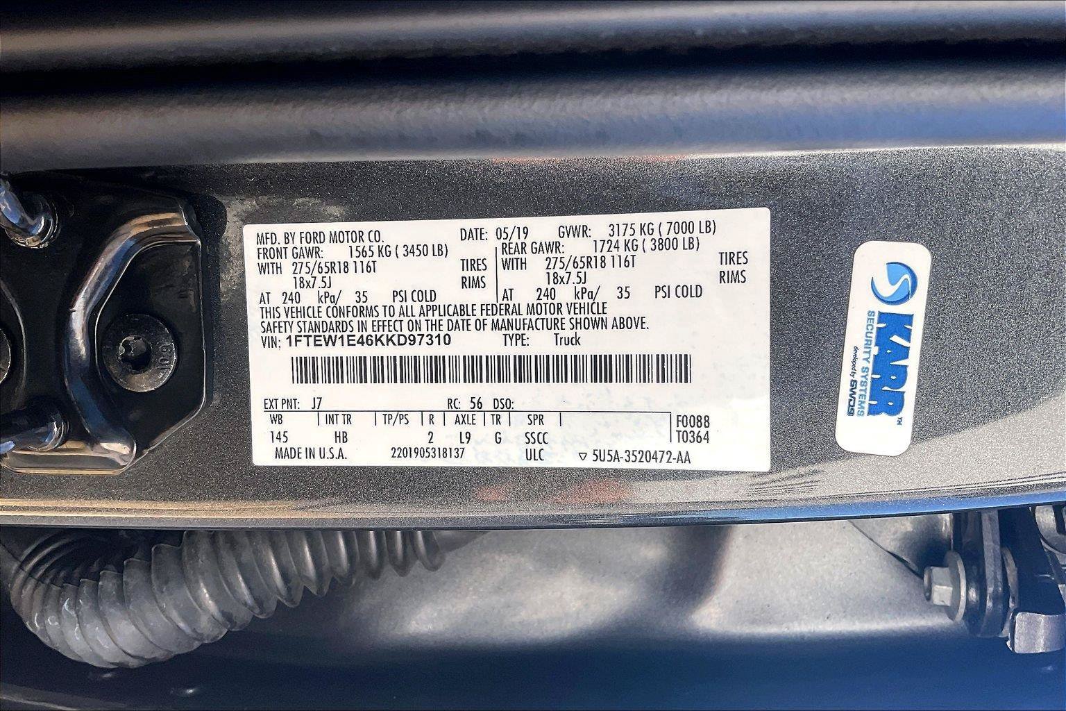 Used 2019 Ford F150 Lariat w/ Max Trailer Tow Package AWD/4WD image 36