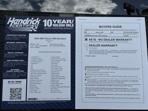 Used 2026 GMC Sierra 1500 Elevation w/ Elevation Premium Package image 37