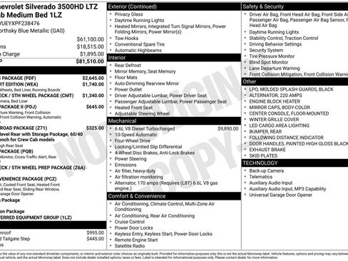 Used 2023 Chevrolet Silverado 3500 LTZ w/ LTZ Plus Package AWD/4WD image 8