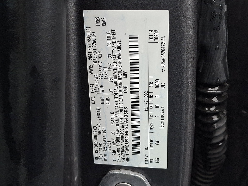 Used 2025 Ford Escape Active AWD/4WD image 27