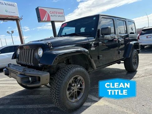 Used 2017 Jeep Wrangler Unlimited Sahara AWD/4WD image 1