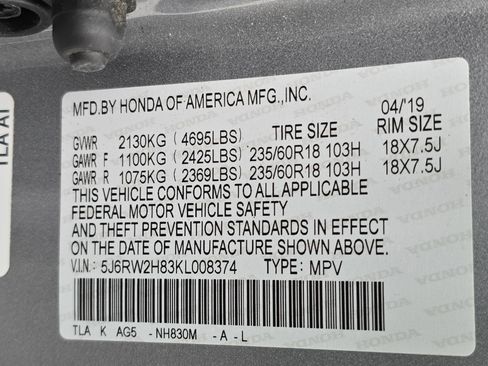 Used 2019 Honda CR-V EX-L image 36