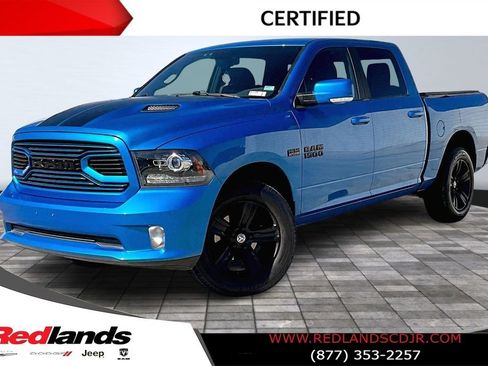 Certified 2018 RAM 1500 Sport w/ Hydro Blue Sport Package image 1
