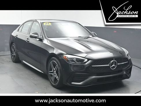 Certified 2025 Mercedes-Benz C 300 Sedan w/ AMG Line w/ Night Package image 1