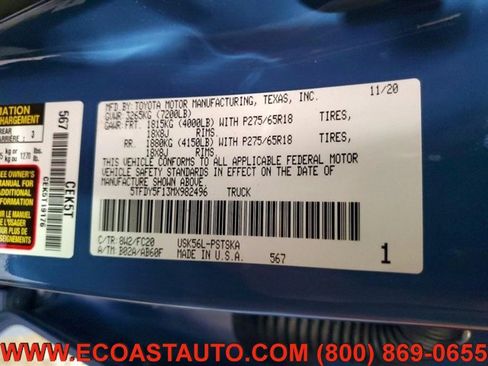 Used 2021 Toyota Tundra SR5 AWD/4WD image 12