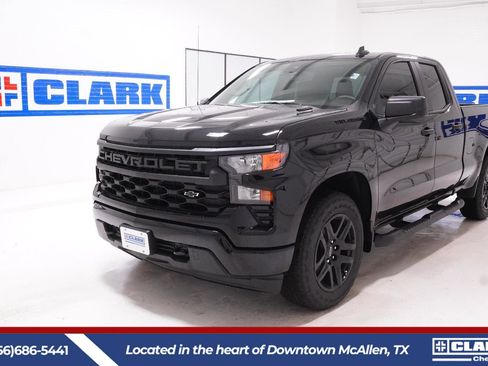 New 2026 Chevrolet Silverado 1500 Custom w/ Turbomax Blackout Package RWD image 1