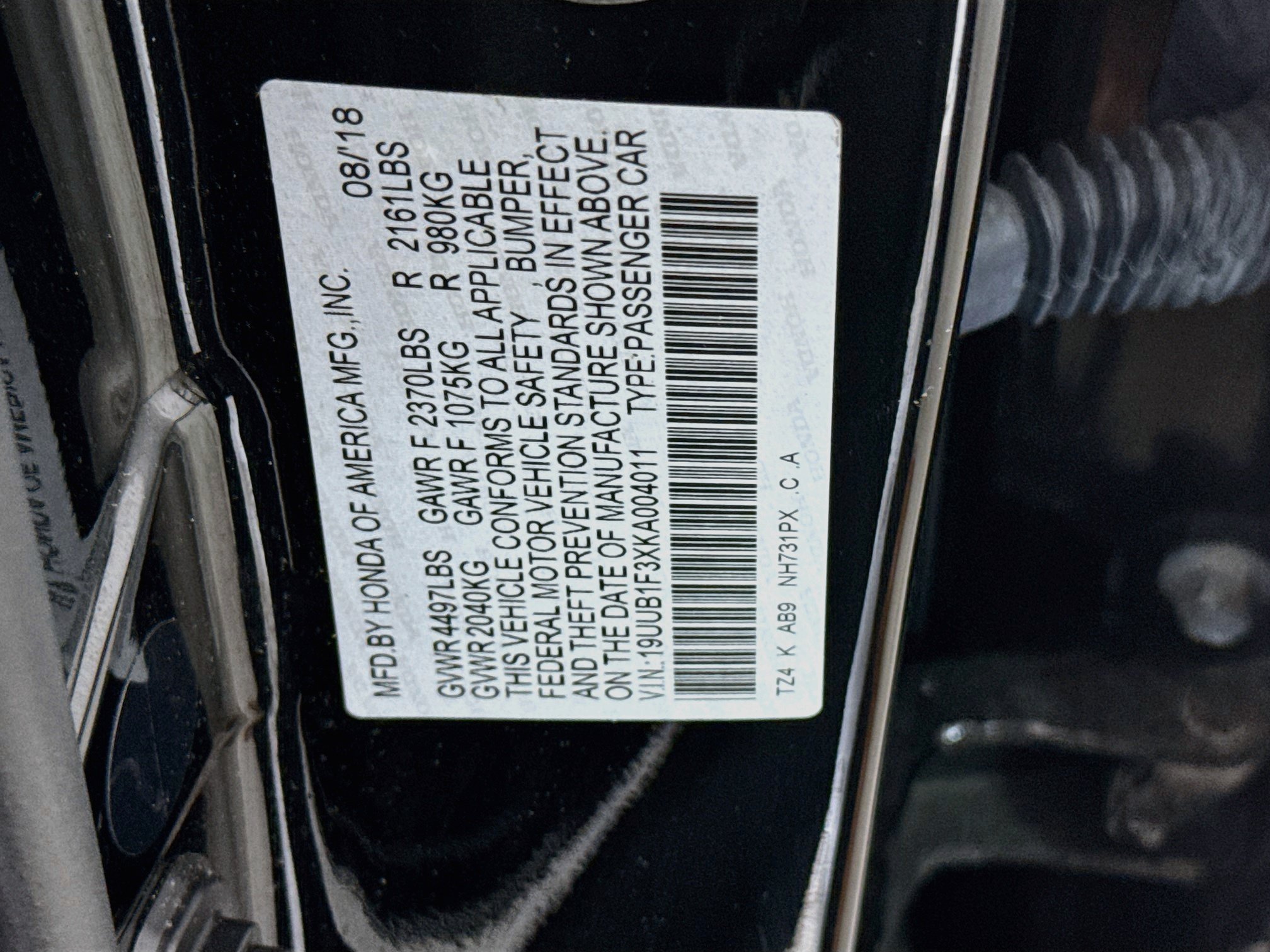 Used 2019 Acura TLX FWD image 29