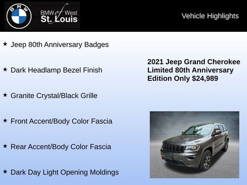 Used 2021 Jeep Grand Cherokee Limited w/ Quick Order Package 28K 80th image 23