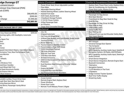 Certified 2025 Dodge Durango GT AWD/4WD image 29