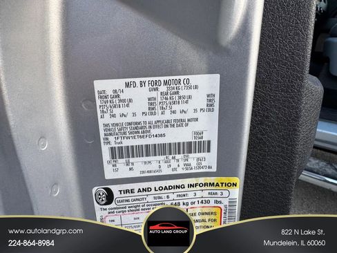 Used 2014 Ford F150 XLT w/ Equipment Group 302A Luxury image 25