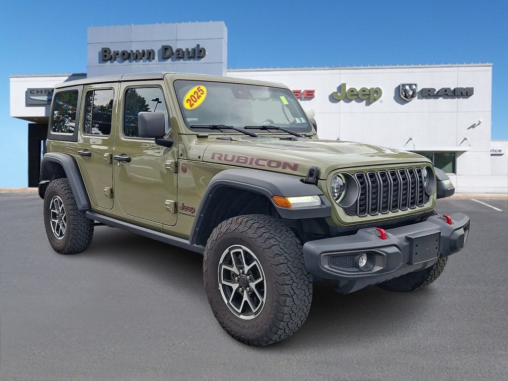 Certified 2025 Jeep Wrangler Unlimited Rubicon AWD/4WD image 1