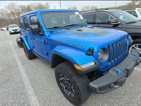 Used 2023 Jeep Wrangler Unlimited Rubicon 4xe w/ Cold Weather Group image 3