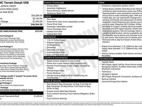 New 2027 GMC Terrain Denali w/ LPO, Floor Liner Package AWD/4WD image 12