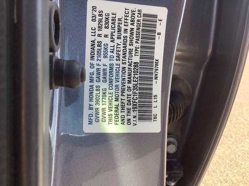 Certified 2020 Honda Civic EX image 20