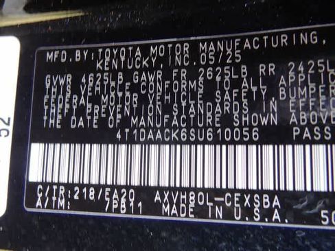 Certified 2025 Toyota Camry SE FWD image 42