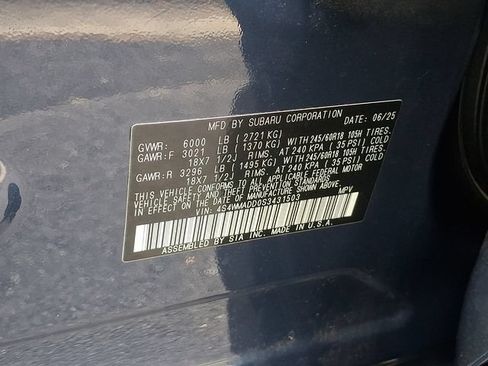 Certified 2025 Subaru Ascent Premium AWD/4WD image 26
