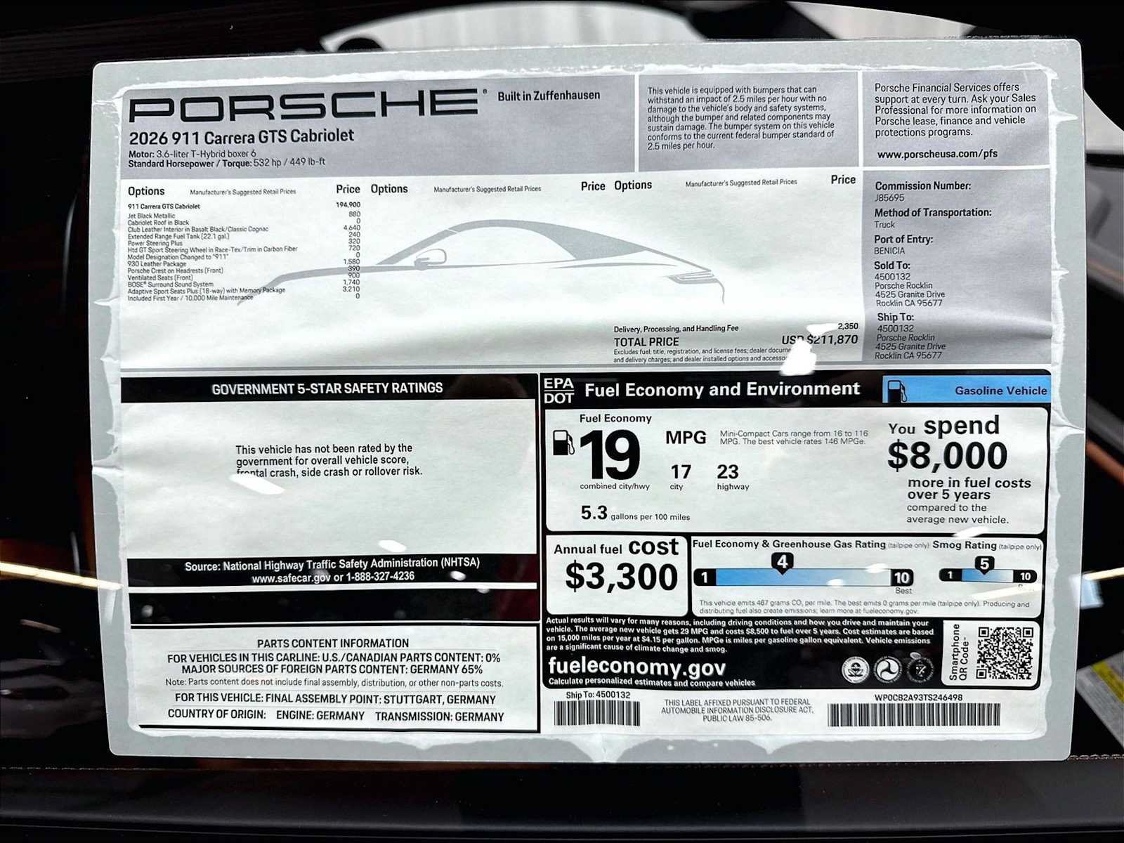 Used 2026 Porsche 911 Carrera GTS RWD image 32