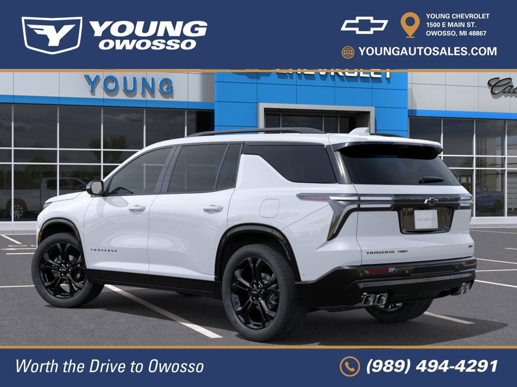 New 2027 Chevrolet Traverse RS w/ LPO, Floor Liner Package AWD/4WD image 3