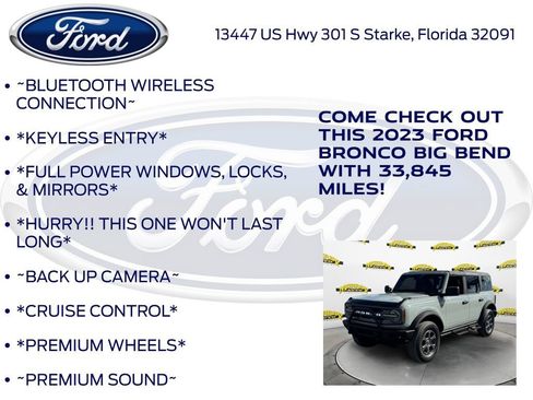 Certified 2023 Ford Bronco Big Bend image 12