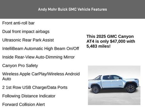 Used 2025 GMC Canyon AT4 w/ Nightfall Edition AWD/4WD image 12
