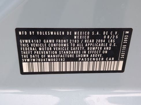 New 2026 Volkswagen Jetta SE image 20