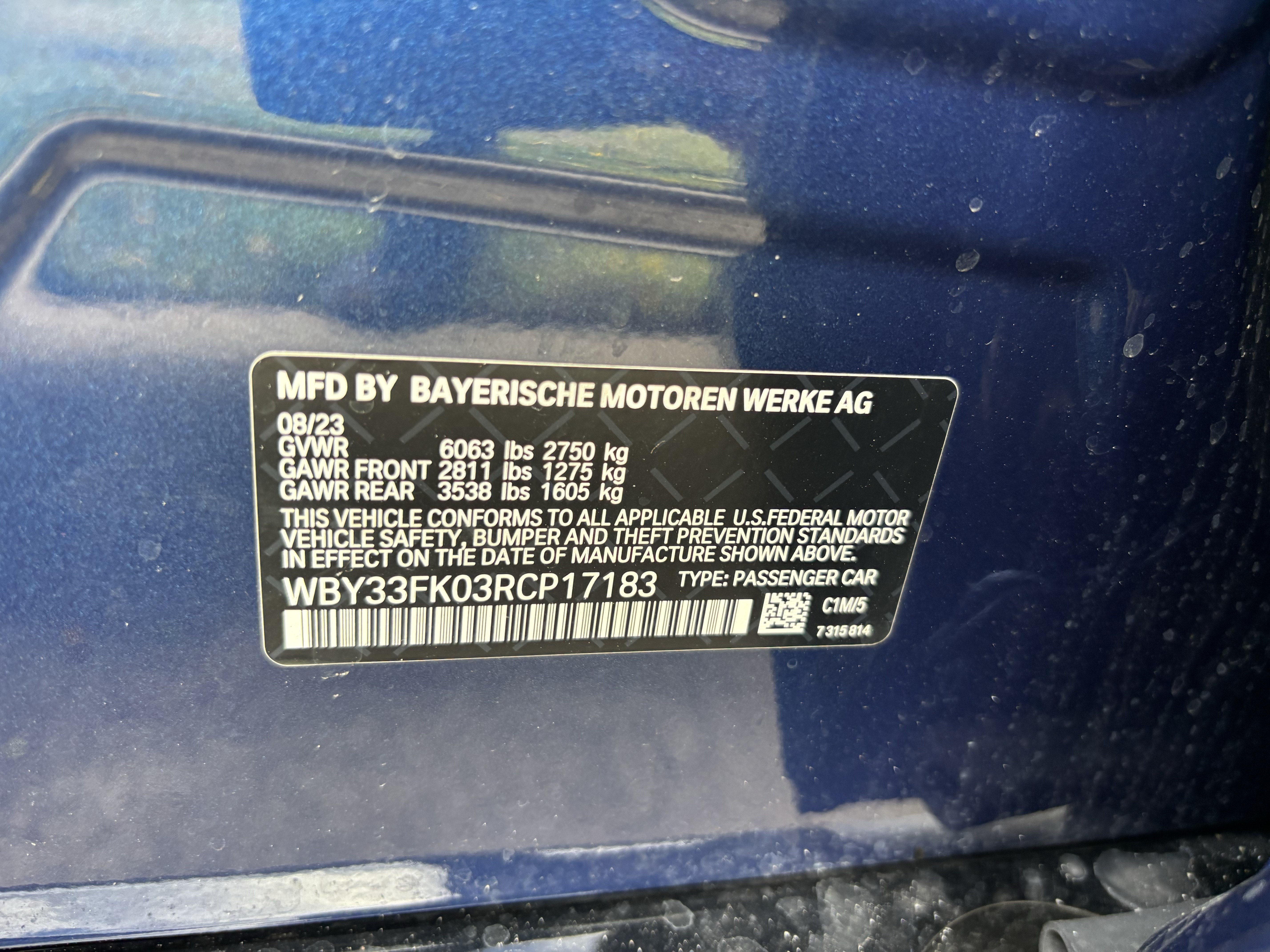 Certified 2024 BMW i5 eDrive40i w/ M Sport Package RWD image 37