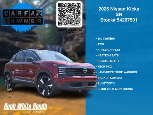 Used 2026 Nissan Kicks SR w/ Cold Weather Package AWD/4WD image 7