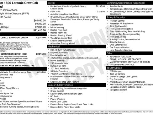 Used 2025 RAM 1500 Laramie RWD image 29