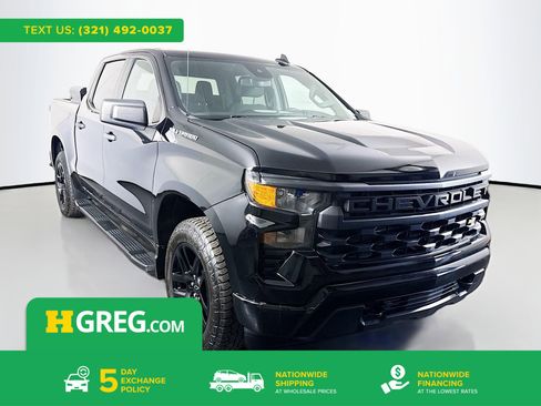 Used 2022 Chevrolet Silverado 1500 Custom RWD image 1