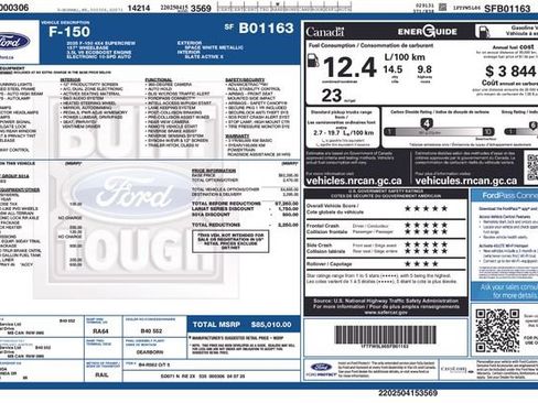Used 2025 Ford F150 Lariat w/ Tow/Haul Package AWD/4WD image 4