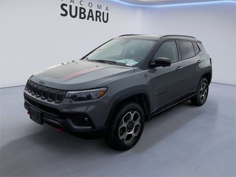 Used 2022 Jeep Compass Trailhawk w/ Trailhawk Elite Group image 1