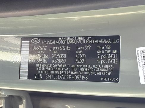 Certified 2023 Hyundai Santa Cruz Limited image 34