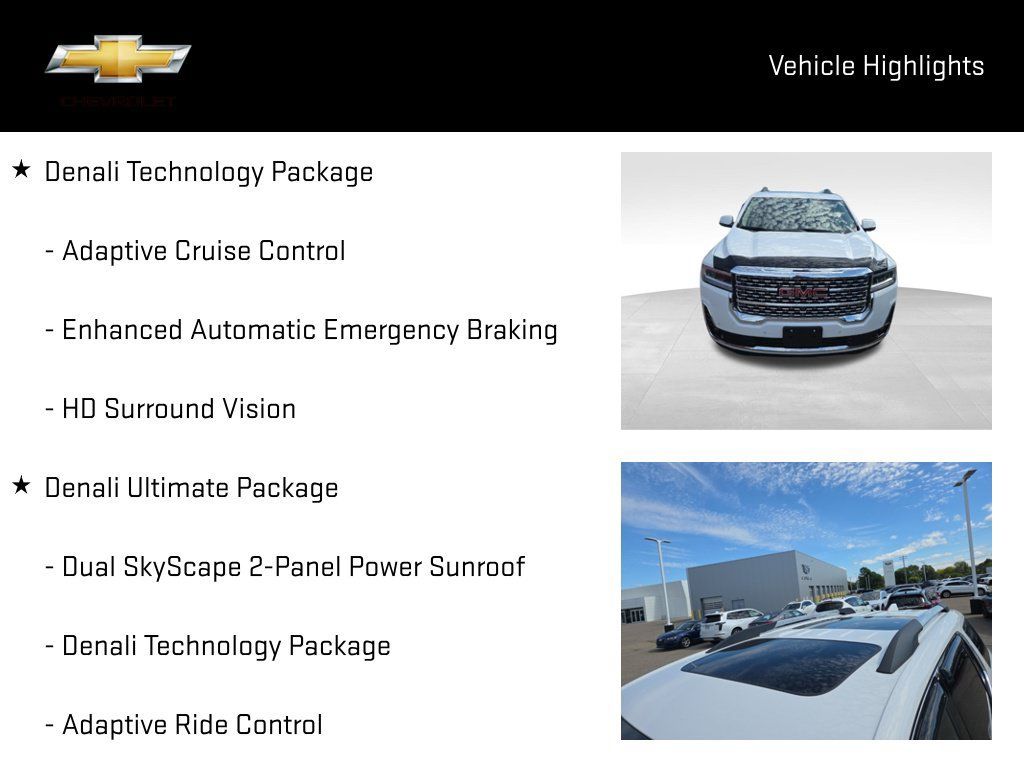 Used 2023 GMC Acadia Denali w/ Denali Ultimate Package AWD/4WD image 19