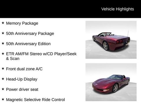 Used 2003 Chevrolet Corvette Convertible w/ Preferred Equipment Group1 RWD image 11