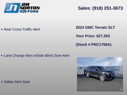 Used 2024 GMC Terrain SLT AWD/4WD image 14