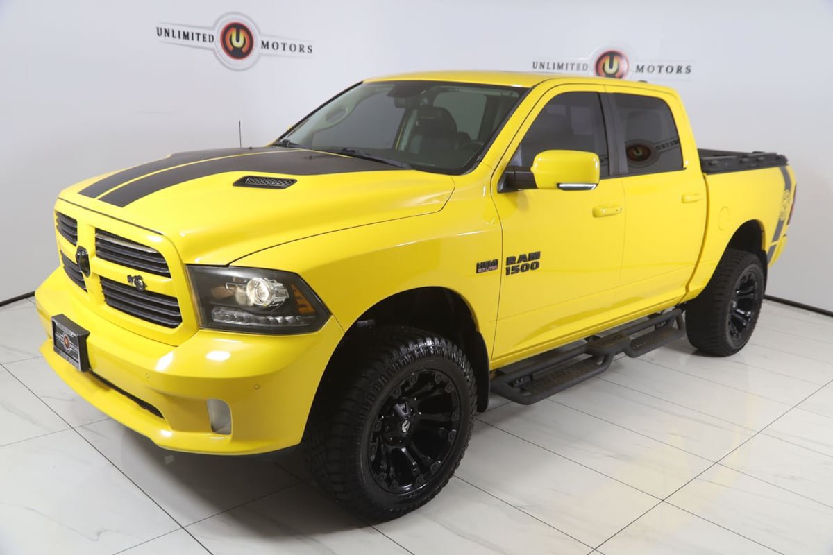 Used 2016 RAM 1500 Sport w/ Stinger Yellow Sport Package AWD/4WD image 22