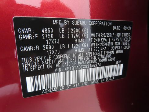 Certified 2025 Subaru Outback Premium image 28