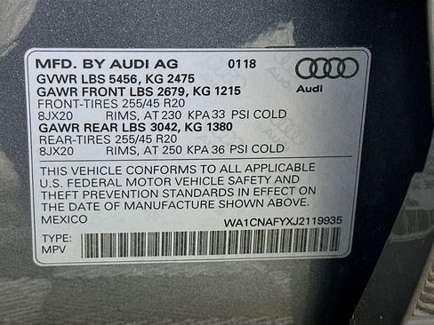 Used 2018 Audi Q5 Prestige w/ Prestige Package AWD/4WD image 40