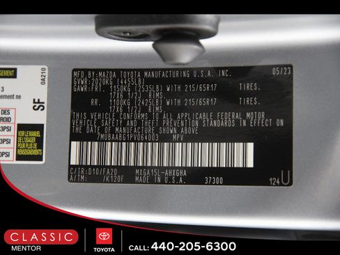 Certified 2023 Toyota Corolla Cross LE w/ Moonroof Package AWD/4WD image 22