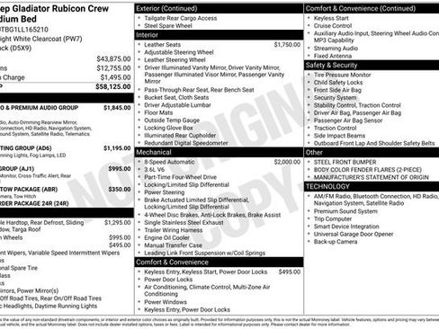 Used 2020 Jeep Gladiator Rubicon image 6