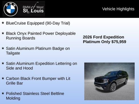 Used 2026 Ford Expedition Platinum w/ Platinum Ultimate Package AWD/4WD image 23