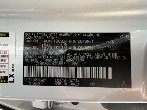Certified 2023 Lexus RX 350 AWD w/ Accessory Package (K3) image 50