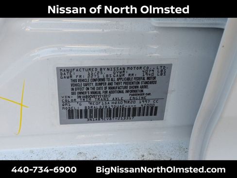 New 2026 Nissan Sentra SV w/ SV Convenience Package image 20