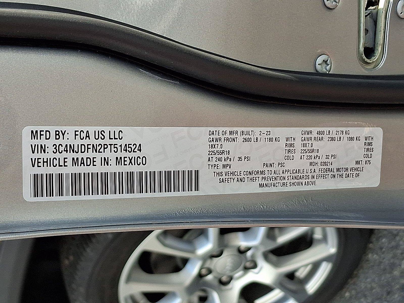 Certified 2023 Jeep Compass Latitude AWD/4WD image 27